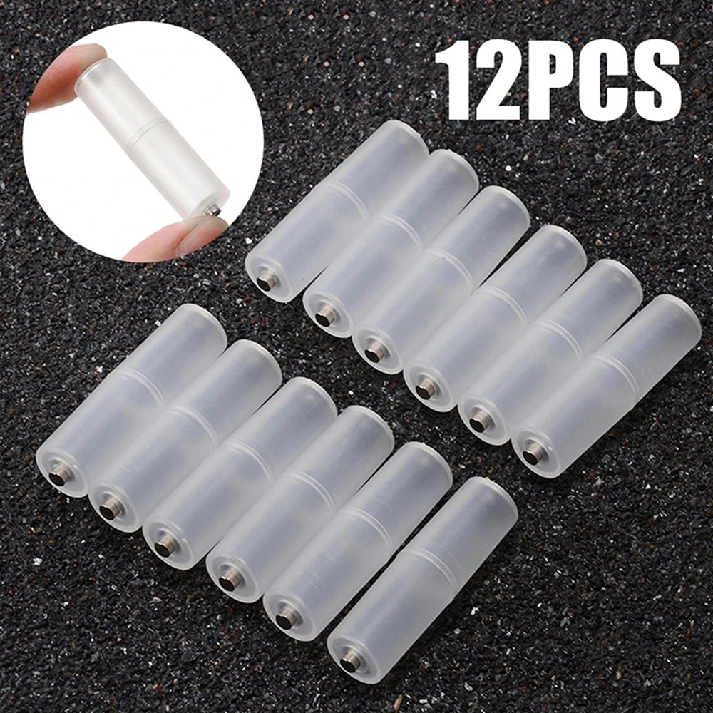 Adaptateur de batterie sèche en plastique AAA à AA, haute ténacité, convertisseur Li-ion, support de batterie Portable, boîtier de commutation, boîte de rangement de batterie: Gris foncé