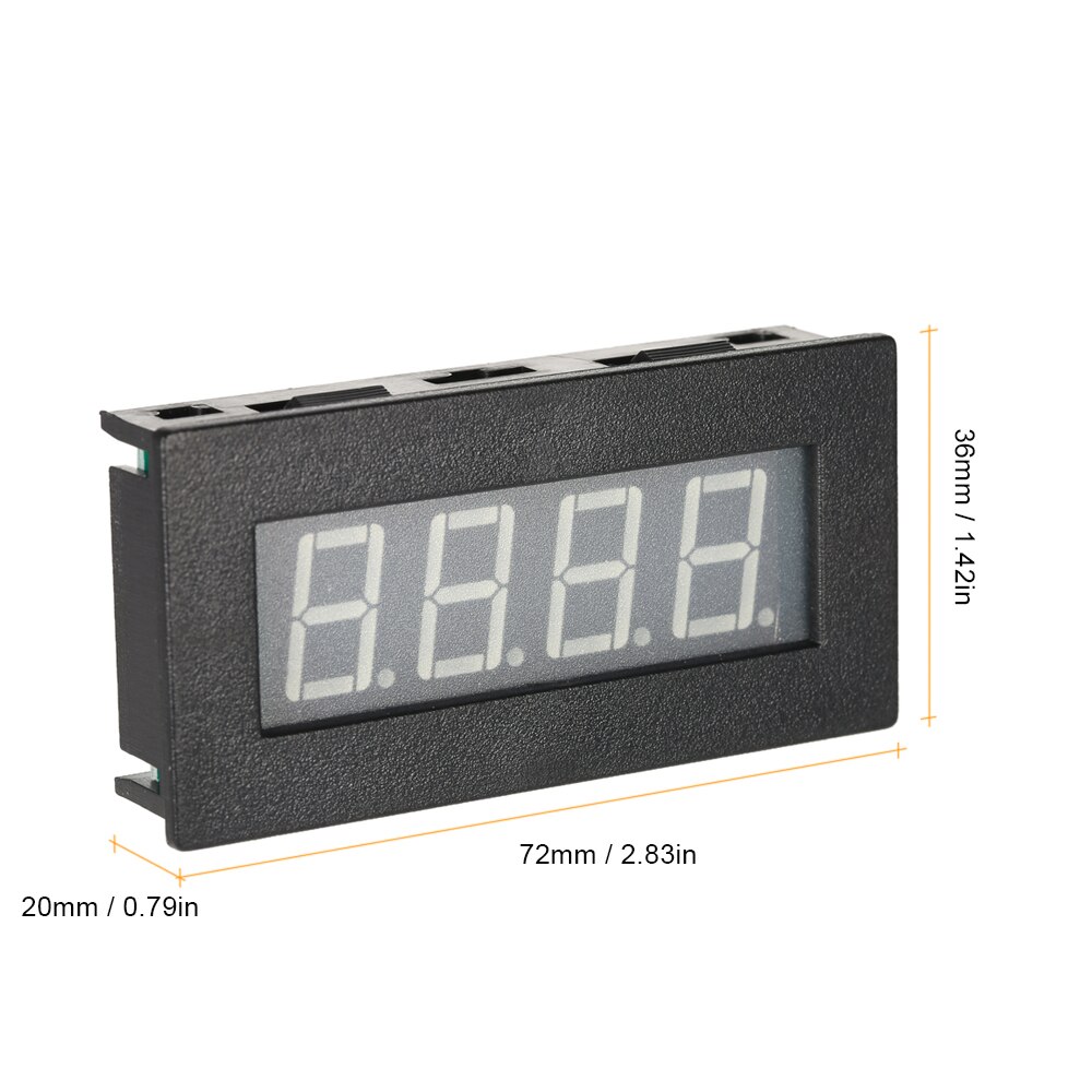 KKMOON High Precision Digital Tachometer with 0.56-Inch Red LED Display Motor Speed Measurement Module Speed Value Measurement