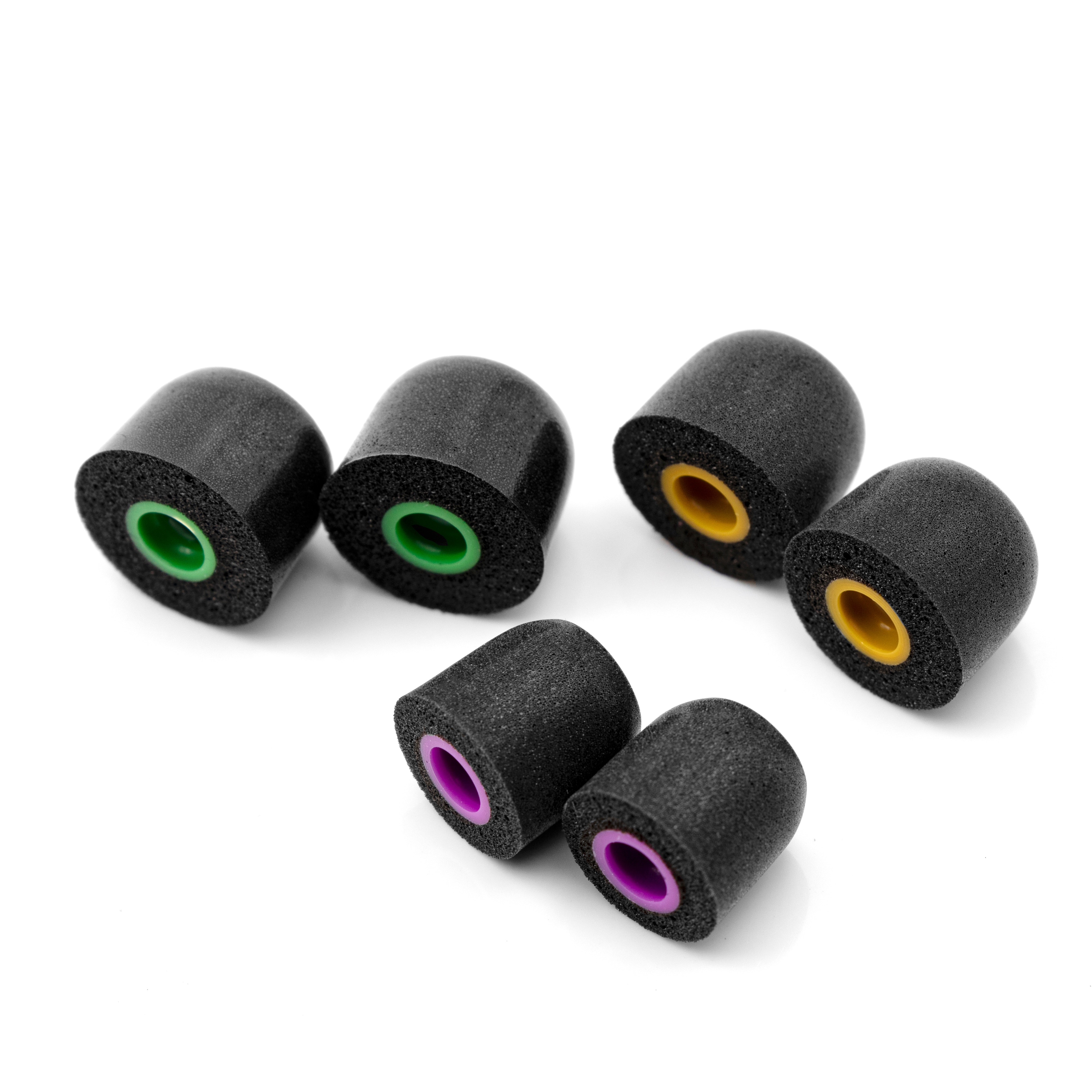 Tripowin TP45 Spiral Groove Memory Foam Eartips 3 Pairs Suitable for 4.5mm-6.5mm Earphone