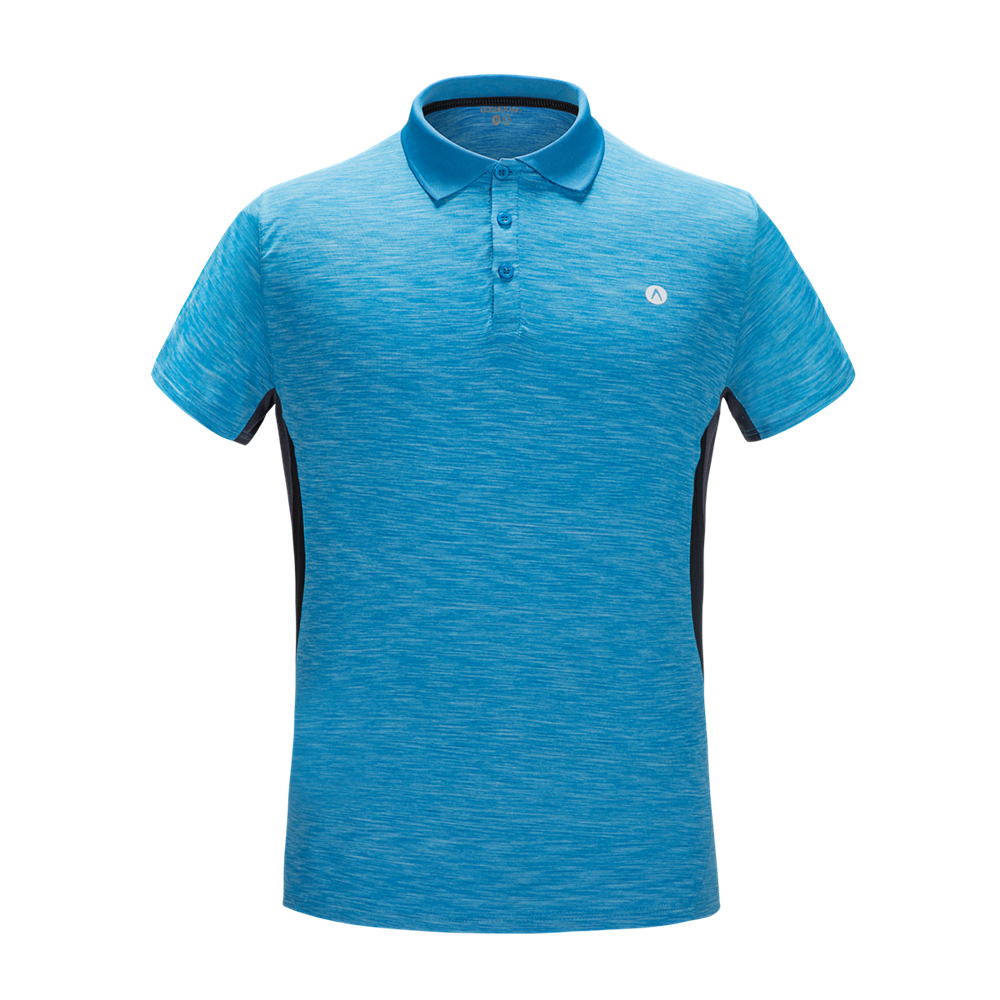 ZITY Polo shirt Men's Short-Sleeve Breathable Casual Shirt Business High Tops Tennis Golf T-shirt Brand Clothing: Blue / 50