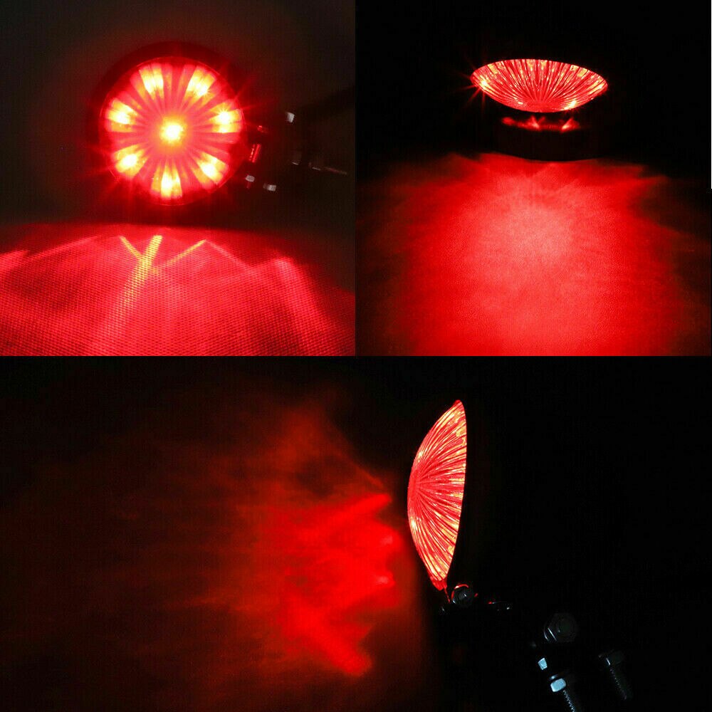 Motorrad LED Hinten Schwanz Licht Bremse halt Lampe Moto LED Rücklicht Für Harley Bobber Zerhacker Cafe