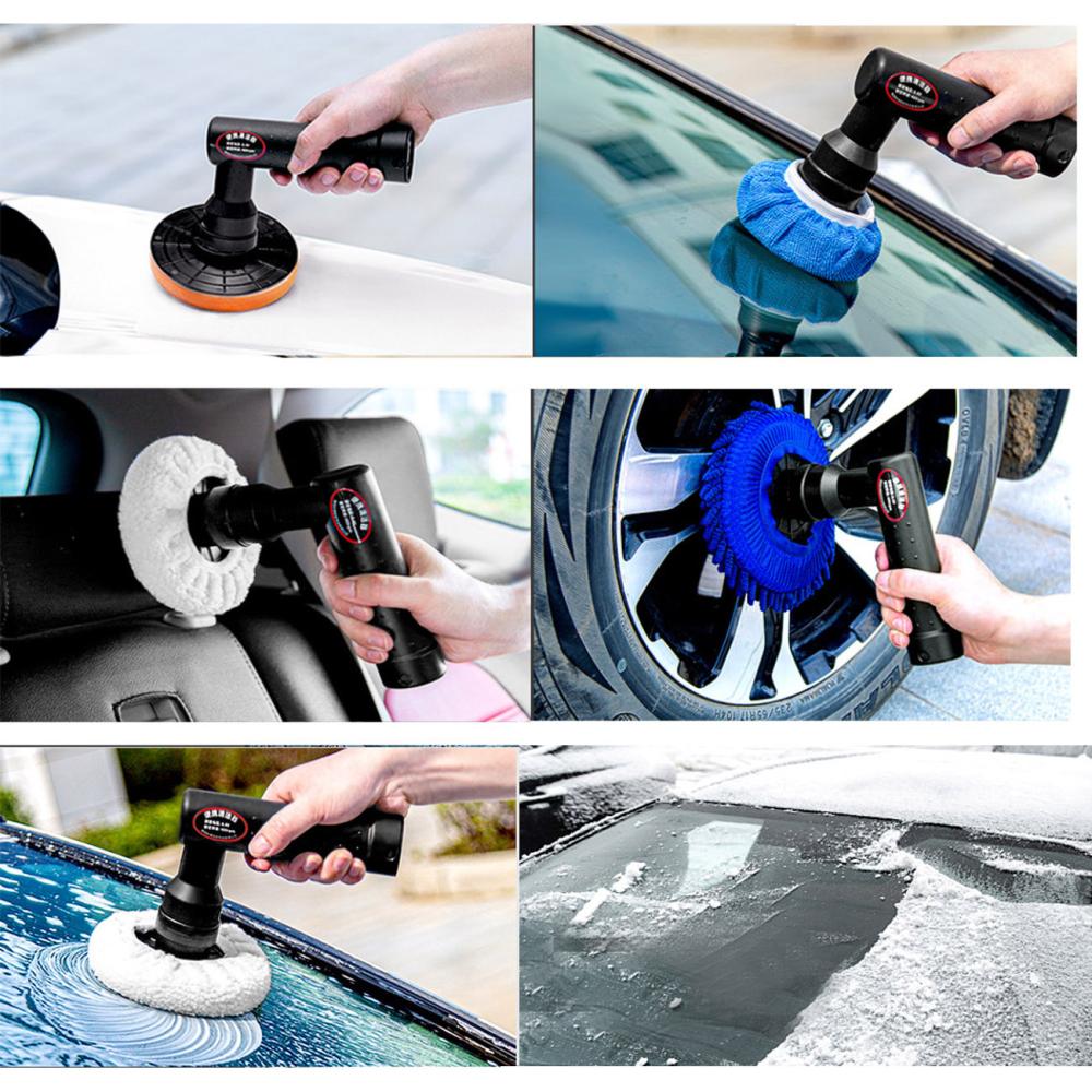 480rpm Electric Polisher Car Cleaning Brushing Machine Gloss Paint Wax Self-Service Vehicle Repair Window Glass Cleaning