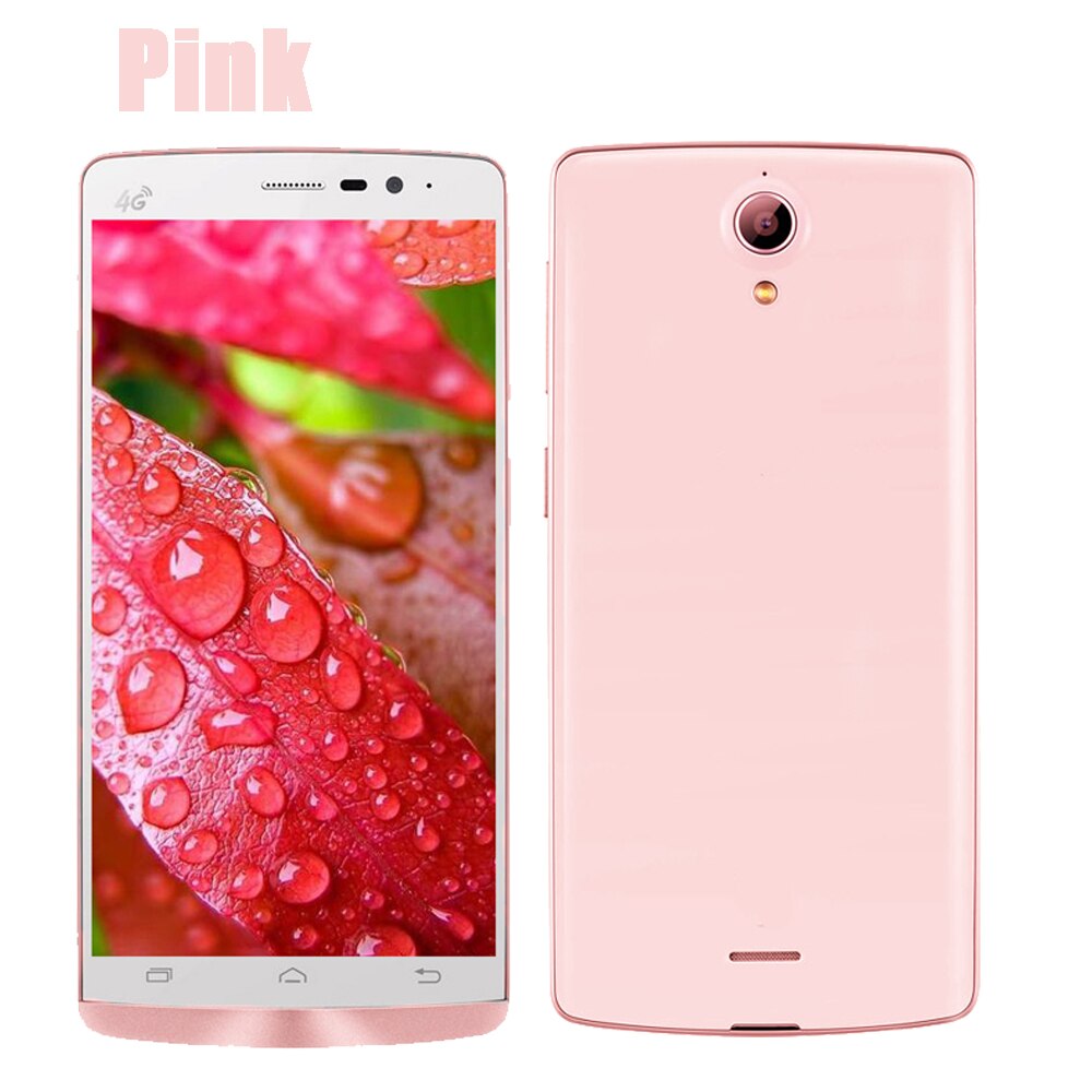 Globale versie 5e 2g ram +16g rom 5.0 inch android 5mp+13mp voor/achter 4g lte nfc smartphones quad-core mobiele telefoons celuares: Flitsverkoop / Roze