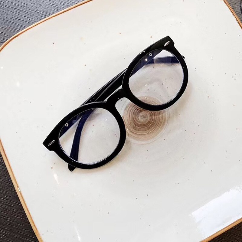 Blue Light Kids Glasses Boy Girl Child cat eye Frame Transparent Sun Glasses Anti Glare Prescription Glasses UV400: 2