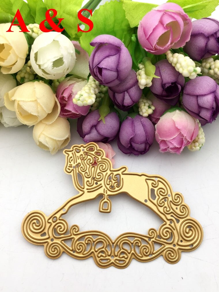 Q55 METAL CUTTING DIES Horse Scrapbook card frame album paper craft wedding invitation embossing stencil art cutter