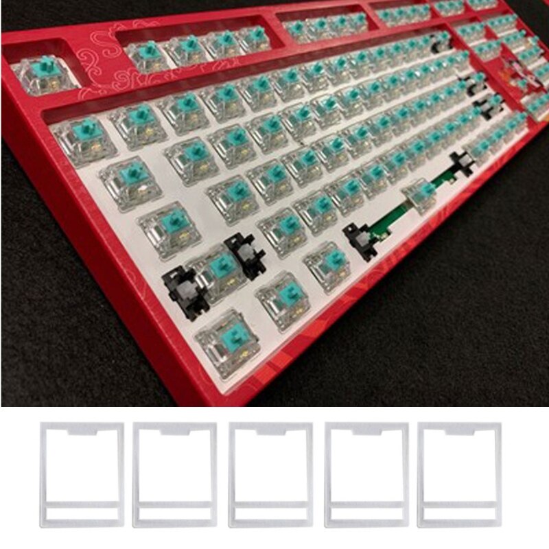 120pcs/Pack Clear MX Switch Film for Mechanical Keyboard HTV Shaft Film for Cherry MX Gateron Switches