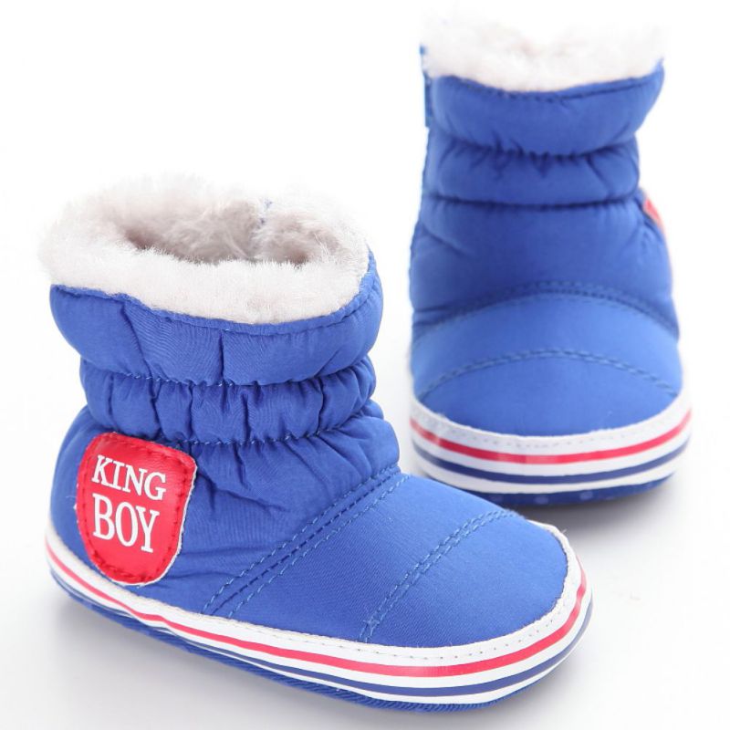 Winter Baby Schoenen Warme Snowboots Fahion Warme Schoenen Baby Katoen Laarzen: L / 2