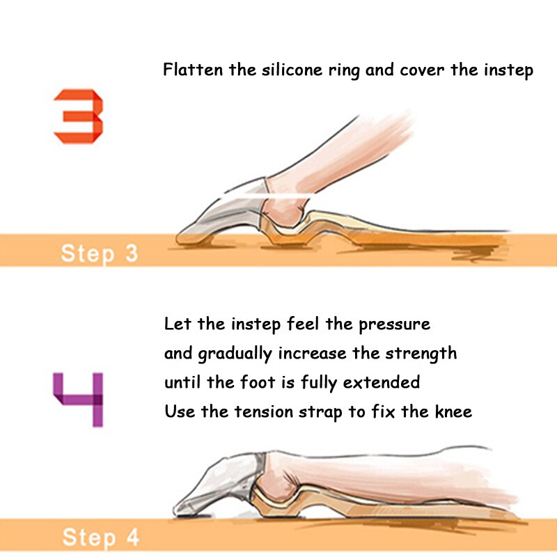 Ballet Voet Brancard Professionele Tool Voor Danser Gymnastiek Opvouwbare Training Voeten Pressure Wreef Ballet Voet Accessoires