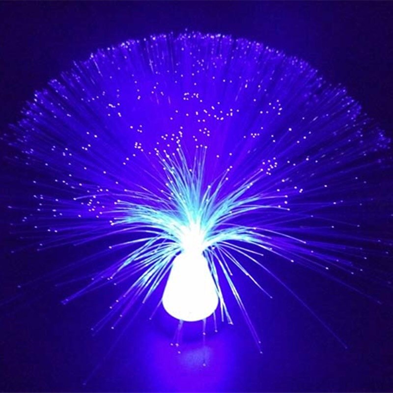 in-home Calming Autism Sensory LED Light Lamp Multicolour Fibre Optic Ice Relax Changing