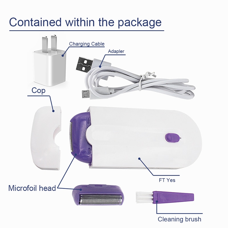 Women razor women facial shaver lady body female shaving machine bikini trimmer leg electric razor for women Face Razor hair cut