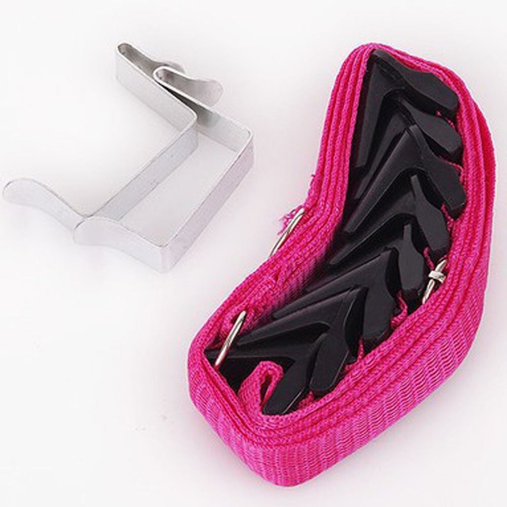 Stylish Multipurpose Baseball Cap Rack Bags Holder Rack Saving Space Organizer Storage Door Closet Hanger Household: Rose Red