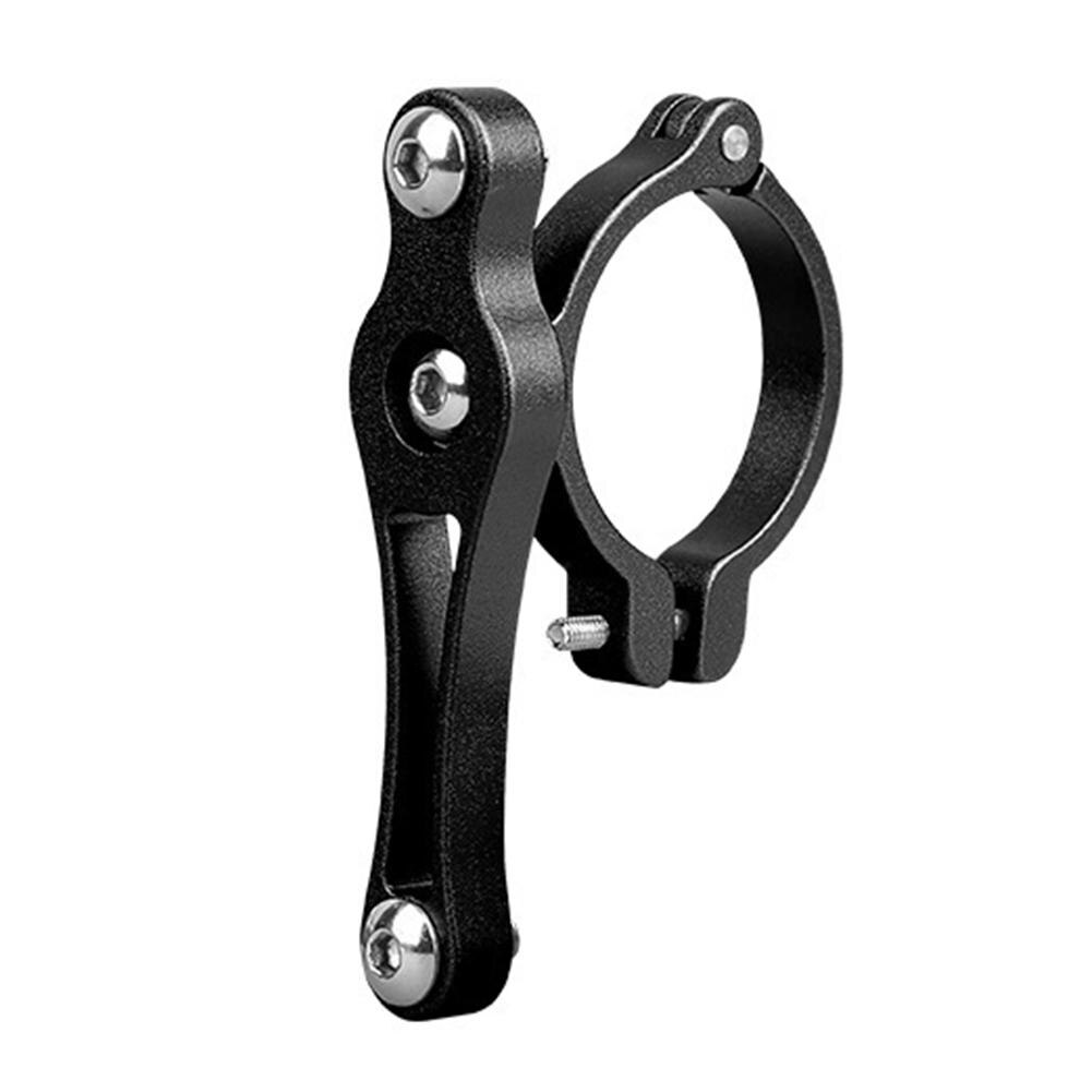 MTB Road Bicycle Bottle Water Clamp Bicycle Bottle Holder Aluminum Alloy Kettle Rack Bolt Cage Adapter Cycling Accessories: Black