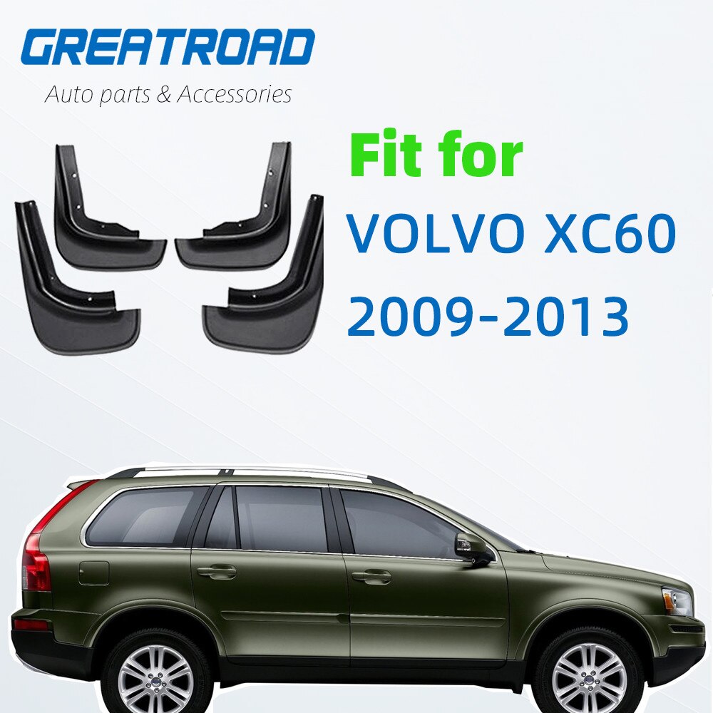 Car Mud Flaps For Volvo C30 S40 S60 S80 XC40 XC60 XC90 V40 V60 Mudflaps Splash Guards Mud Flap Mudguards Fender Styling: xc60 09-13