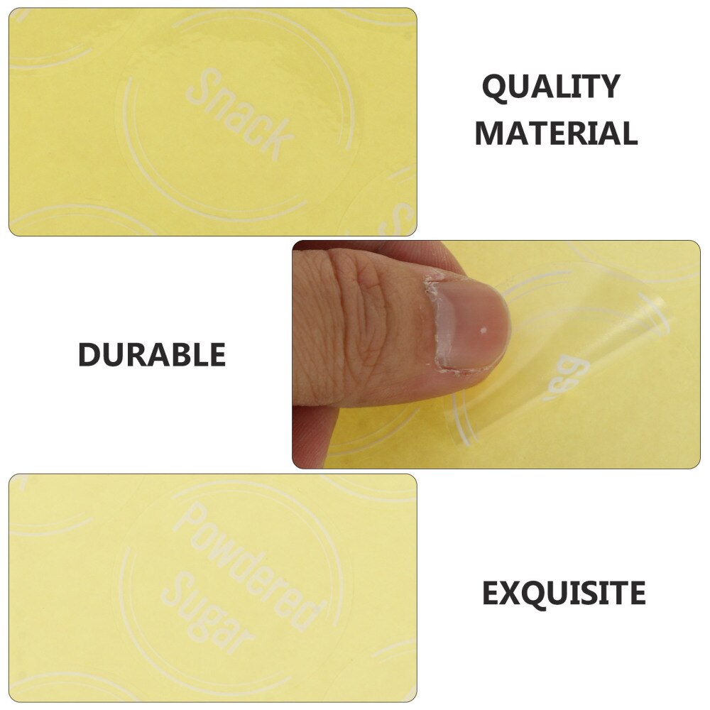 8 Vellen 144Pcs Ingrediënten Naam Label Decals Spice Labels Voor Thuis