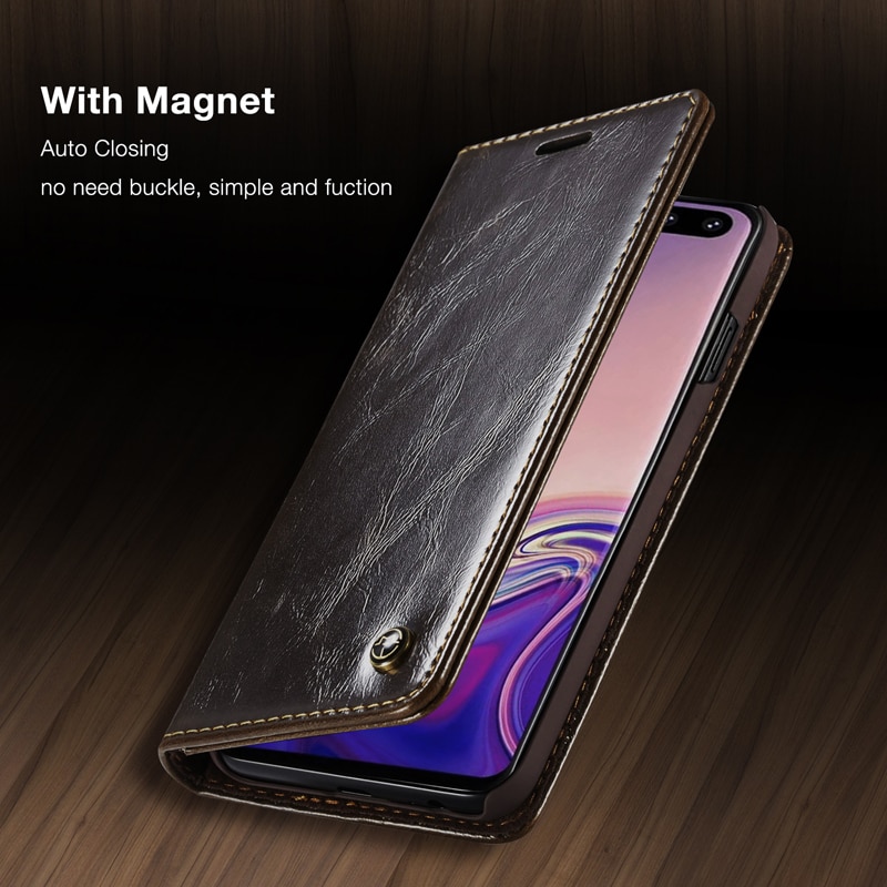 Voor Samsung Galaxy S10 Case Samsung S10 Plus Cover Lederen Portemonnee Flip Case Voor Coque Samsung Galaxy S10 S 10 plus Telefoon Case
