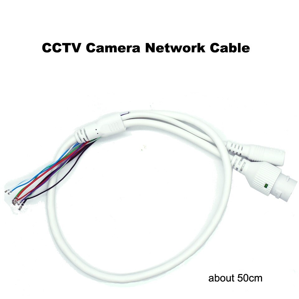 Cable de cámara IP para cámara de red IP, reemplazo de cable, RJ45, DC12V