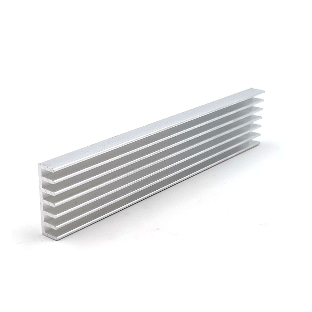Disipador de calor para barra de luz LED COB, placa de aluminio de 100x20x6mm, radiador de 100mm y 10CM, disipador de calor,