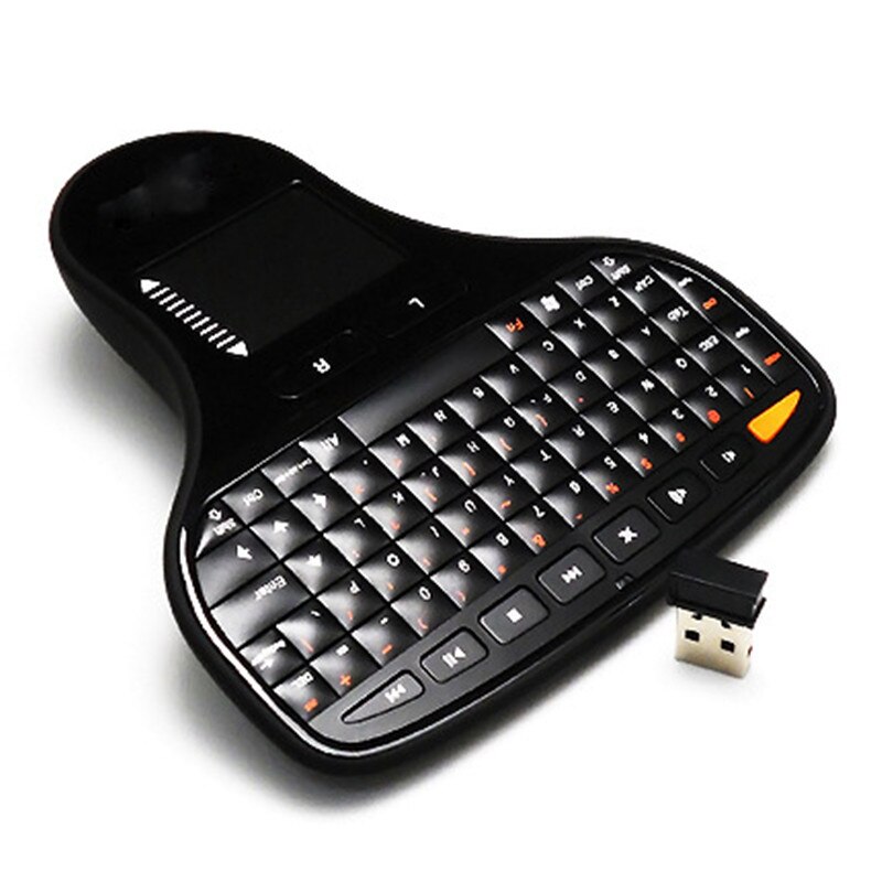 2.4GHz Wireless air mouse keyboard Keyboard with large TouchPad for PC, Smart TVs Android TV Dongles Keyboard And Mouse Combo