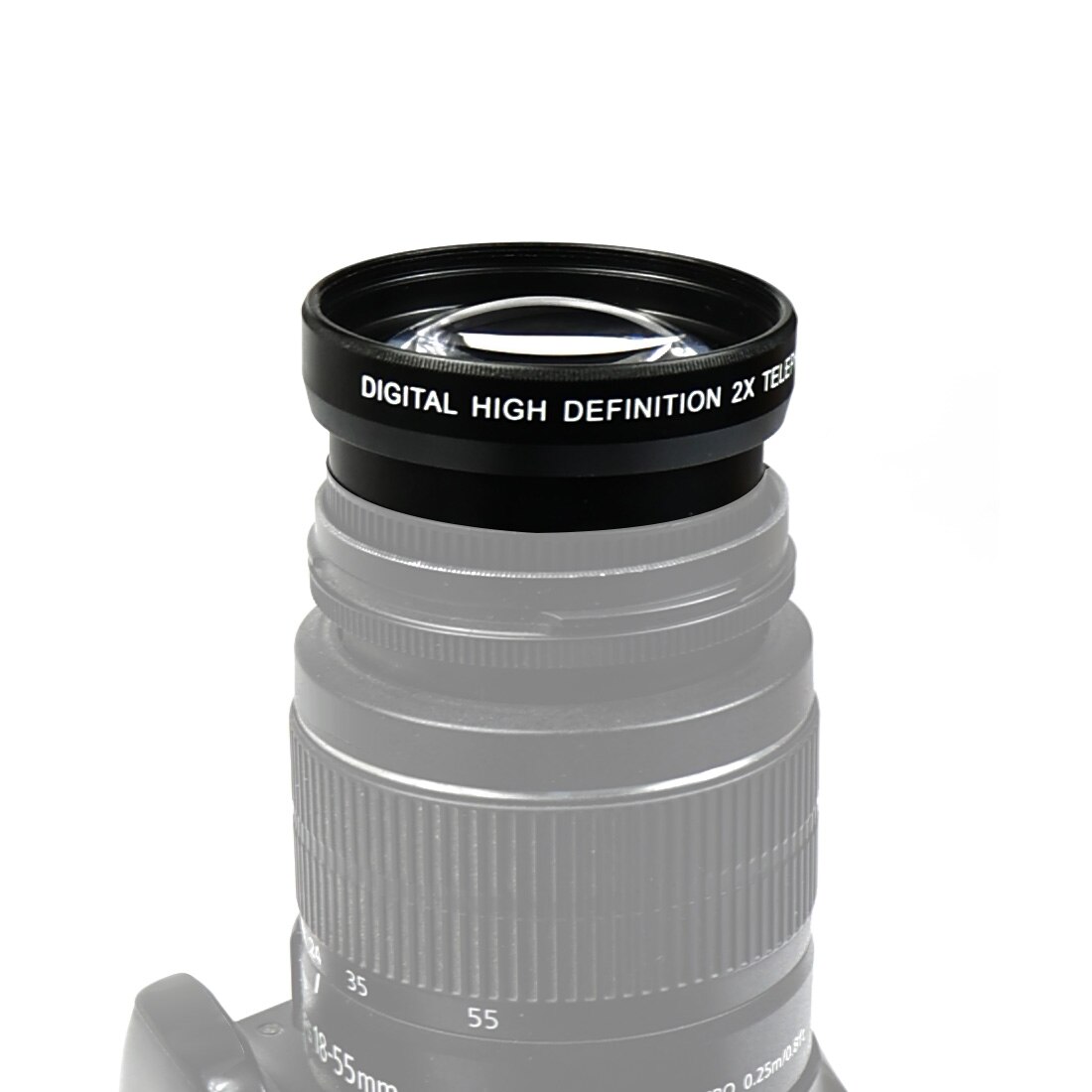 Camera Lens Optische Glas 37Mm 2X/52Mm 2X Vergroting Hd Tele Converter Tele 10X Macro Lens Voor mobiele Mobiele Telefoon Dslr