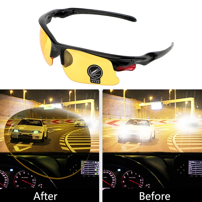 Auto Nachtzicht Bril Driver Goggles Beschermende Gears Zonnebril Nachtzicht Rijden Bril Accessoires