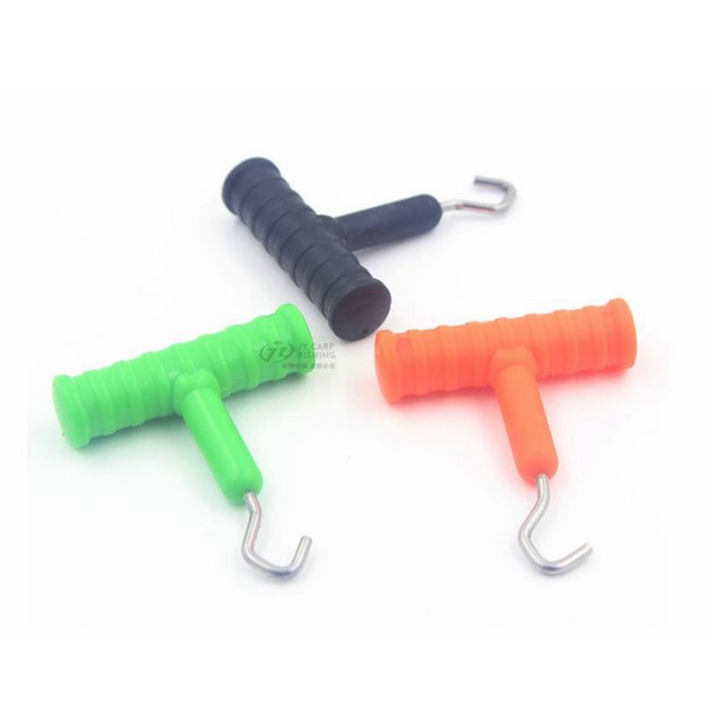 3 Stks/partij Vislijn Knoop Puller Rvs Vissen Hair Rig Vishaak Maken Knopen Gereedschap Karper Pesca Vissen Accessoires