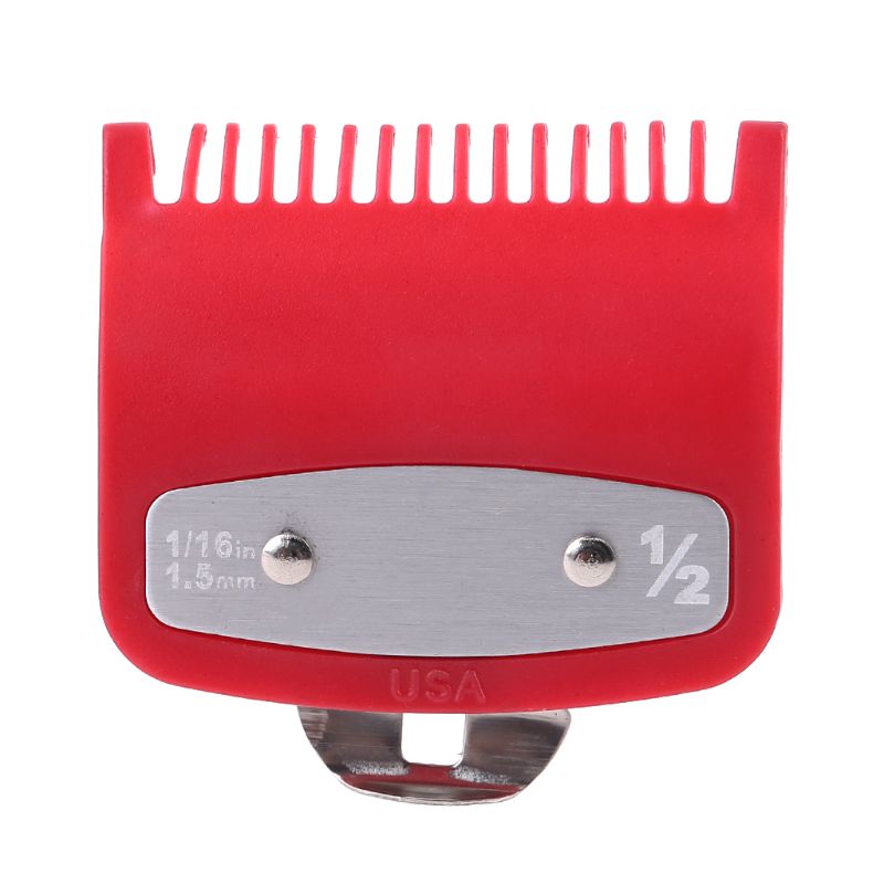 Peine guía de corte , 1 ud./2 uds., peine de límite de corte con Clip de Metal: Red-1.5mm