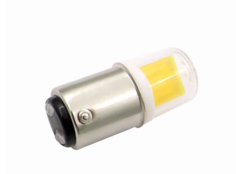 1 pièces DIMMABLE G4 G8 G9 E11 E12 E14 BA15D BA15S LUMIÈRE LED Ampoule 5W AC 110V 220V COB 1511 lampe à LED POUR Lustre Machine à coudre