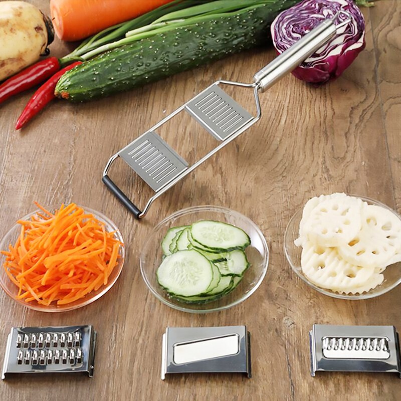 Multifunctionele voedselsnijder rasp groentesnijder roestvrijstalen rasp snijder fruit aardappelschiller rasp snijder