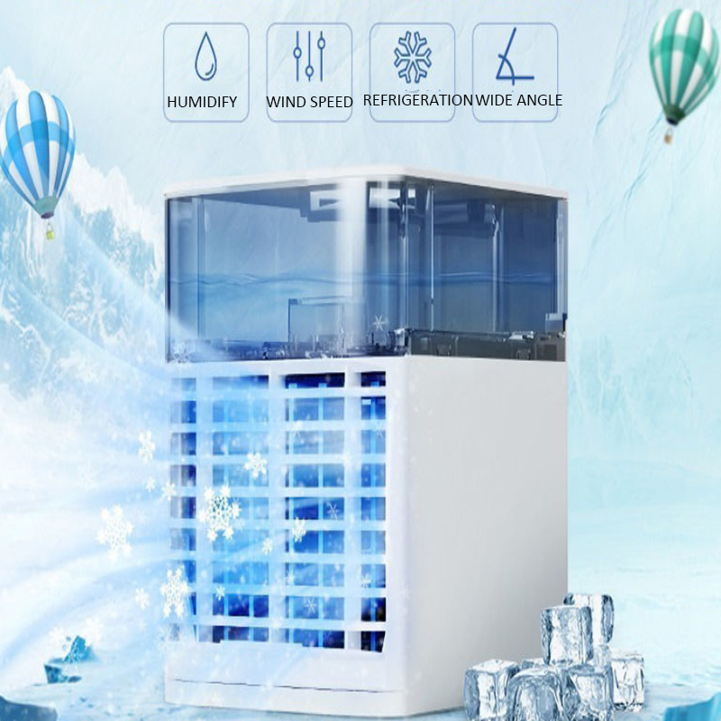 Desktop Desktop Mini Air Cooler Portable Fan USB Car Desktop Air Conditioner Remote Control Function Air Cooler Fan Humidifier