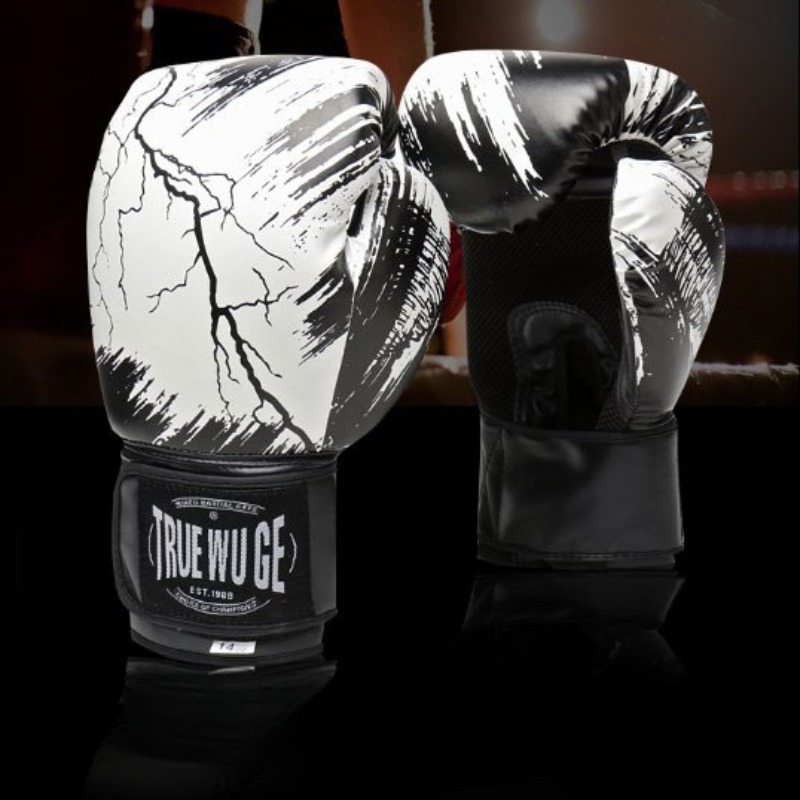 Guantes De Kick Boxing para hombres y mujeres PU Karate Muay Thai Guantes De Boxeo lucha libre MMA Sanda entrenamiento adultos niños equipo