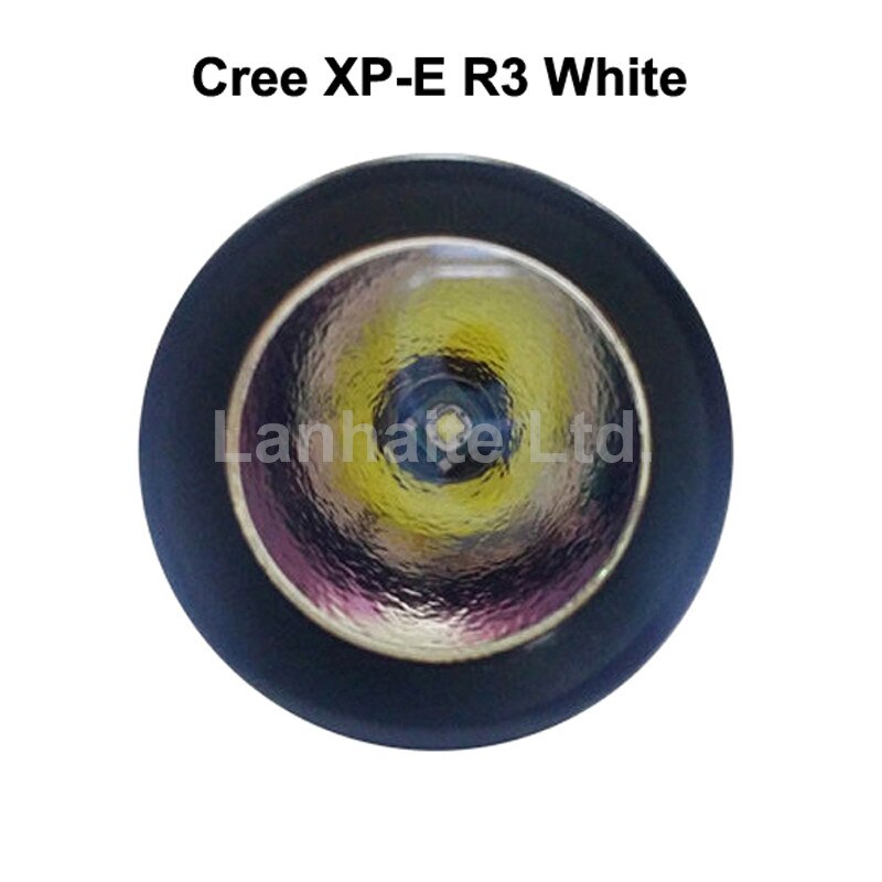 Hugsby XP-2 Cree XP-E R3 85 lúmenes linterna LED de 1 modo-negro (2x AAA)