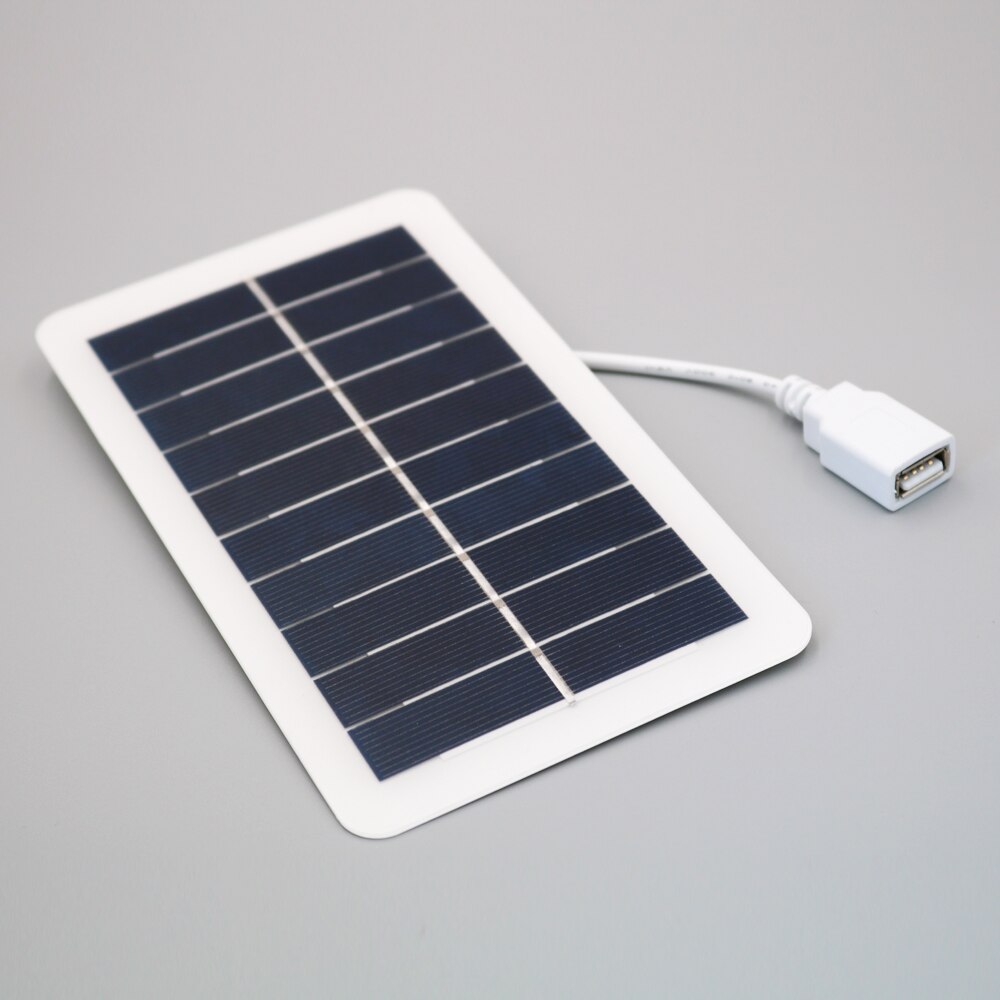 Usb Zonnepaneel Outdoor 2W 5V Portable Solar Charger Pane Klimmen Fast Charger Polysilicium Reizen Diy Solar Charger generator