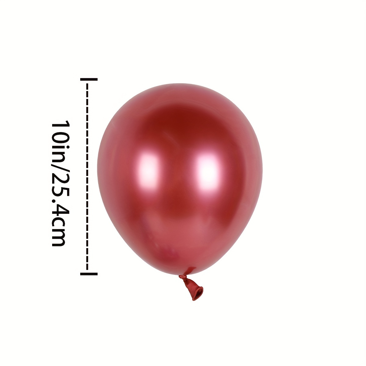 10/30/50 Uds. Globos metálicos de varios colores, globos de látex cromado de 10 pulgadas para decoración de de cumpleaños, boda, Baby Shower