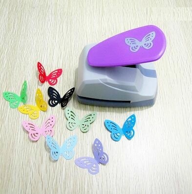 4.4cm sommerfugle 3d -formede pladestanser papirstanser cutter punch til scrapbog lykønskningskort håndlavet scrapbog furador eva