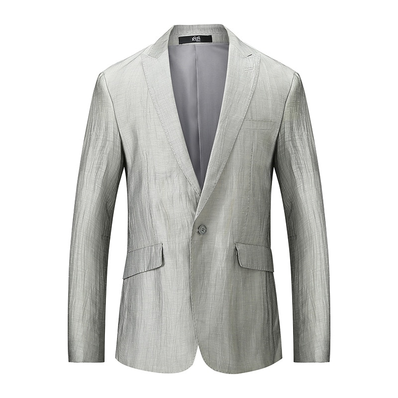 82% linen spring suits casual casual single row single button suit