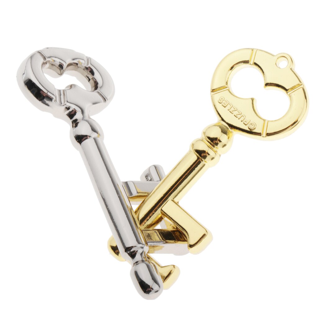 1/set Kreative Geist Herausforderung Verriegelung Schlüssel Puzzles Spielzeug für Kinder Erwachsene