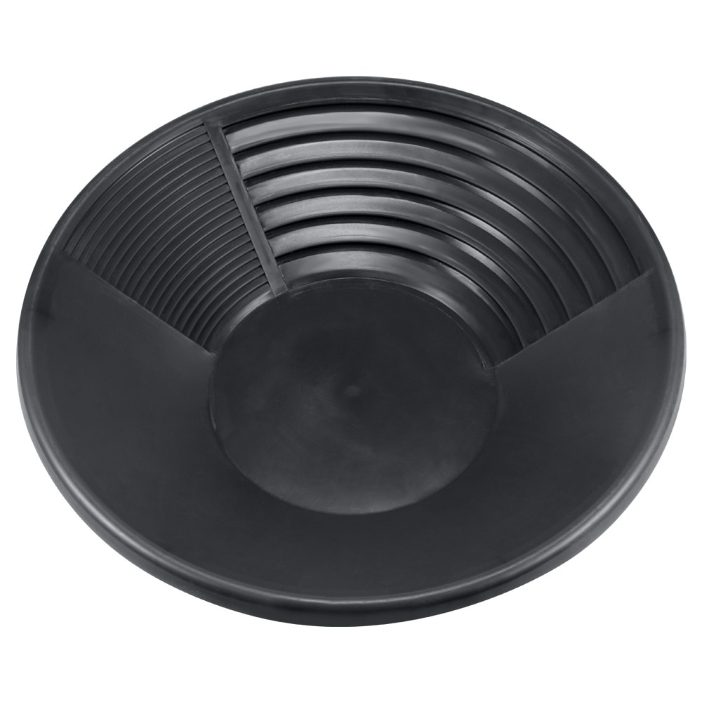 Black Plastic Gold Pan Basin Nugget Mining Dredging Prospecting For Sand Gold Mining Manual Wash Gold Panning Equipment: Default Title