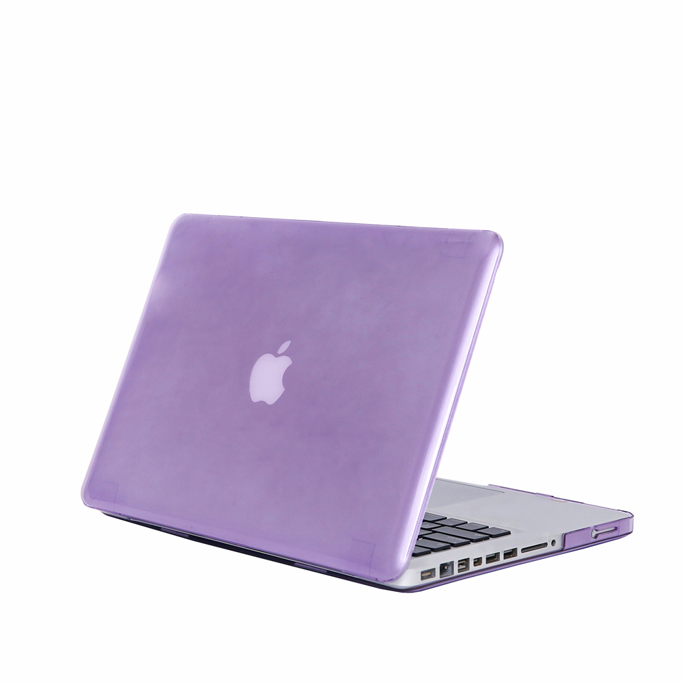 A1278 A1286 funda protectora para portátil para MacBook Pro 13,3/15,4 pulgadas funda de cristal: 12 pulgadas / Morado