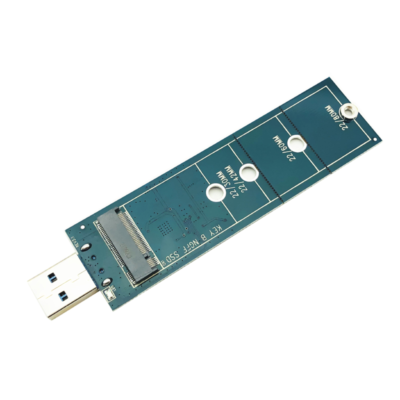 M2 ssd-adapter  m2 usb-adapter  m2 til usb 3.0 usb 3 usb 3 6gb stigerør-konverter til 2230 2242 2260 2280 b+ m-nøkkel ngff m .2 sata ssd