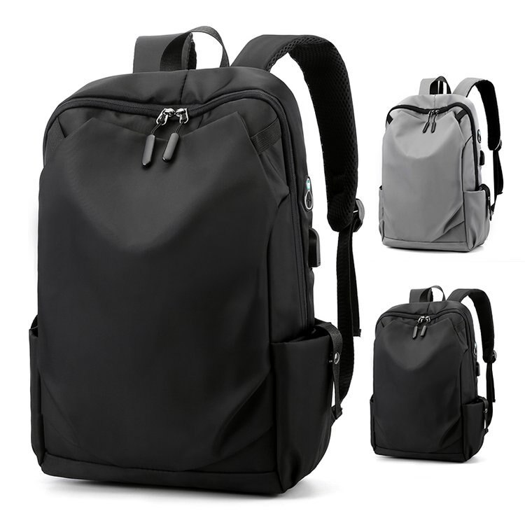 Waterproof Nylon Men Backpacks 14 Inch Laptop Backpack Casual Men Travel Bagpack Teenage Boy School Bookbag