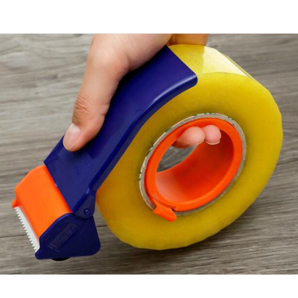 Förseglande förpackningsrulle tejpavskärare dispenser förseglingstejphållare förpackning paket 60mm bredd manuell förpackningsmaskin praktiskt verktyg