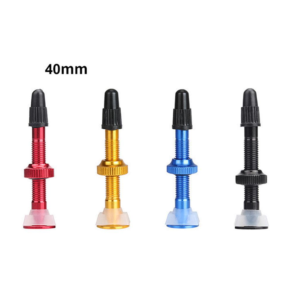 Embout de Valve Presta sans chambre à air pour vélo de route, 40mm 60mm, adaptateur de Valve français, capuchon de noyau de Valve de cyclisme