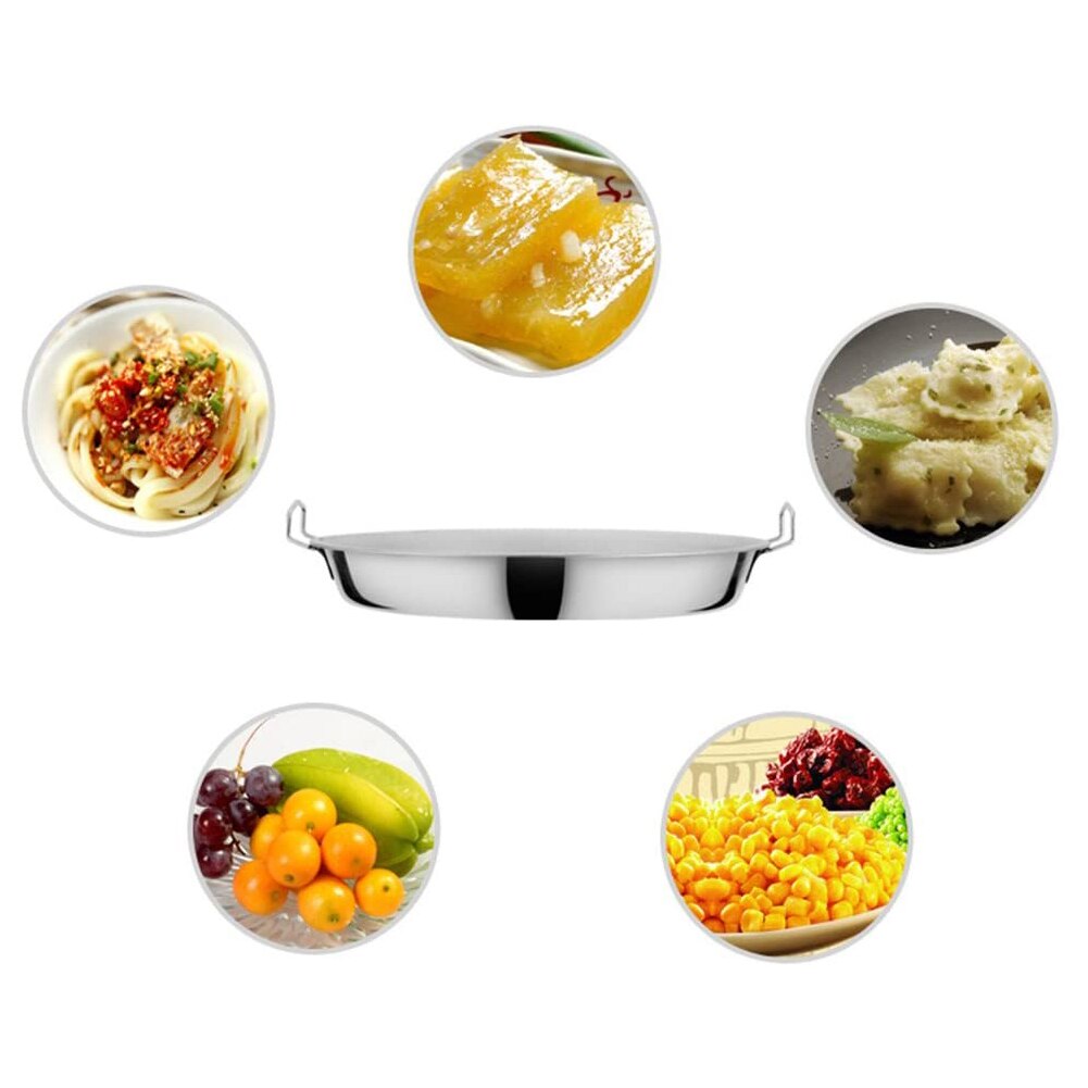 Rvs Pan Koude Noodle Maken Gereedschap Gestoomde Rijst Lade Taart Schotel Voor Thuis Keuken SLC88