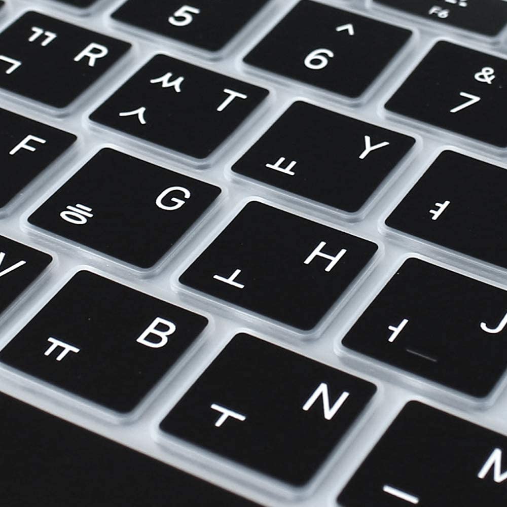 Koreański język silikonowa klawiatura pokrywa skóry pokrywa Protector dla MacBook najnowszy Air 13 A2337 A 2337 dotykowy ID A2179 M1 2020 2021