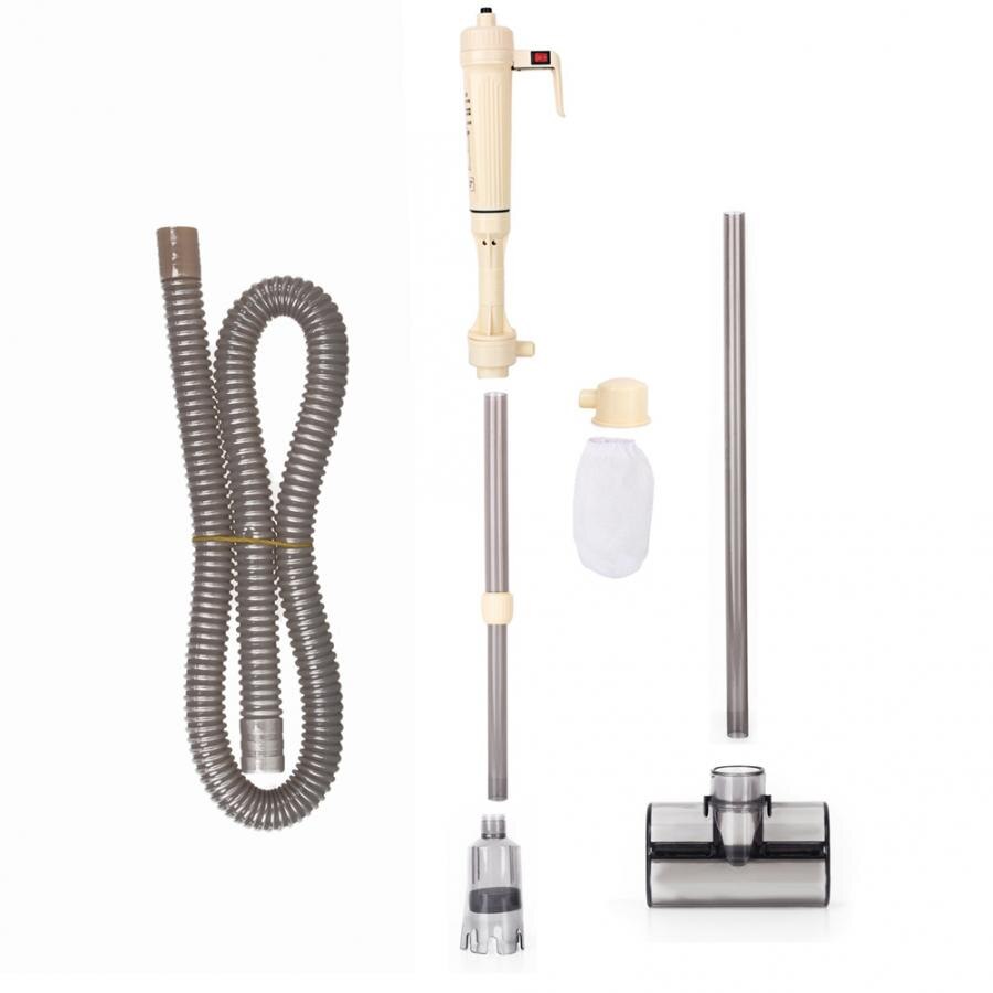 Aquarium Electric Syphon Auto Fish Tank Water Vacuum Gravel Filter Pump Cleaner