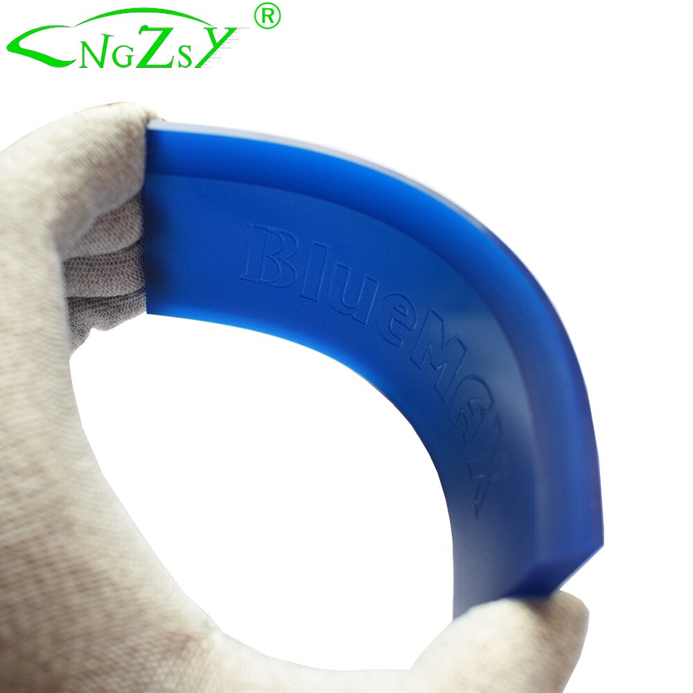 10 stücke BLUEMAX Gummi Streifen Klinge Griff Rakel Auto Eis Schaber Reinigung Werkzeug Schnee Schaufel Glas Wasser Wischer Fenster Tönung wrap