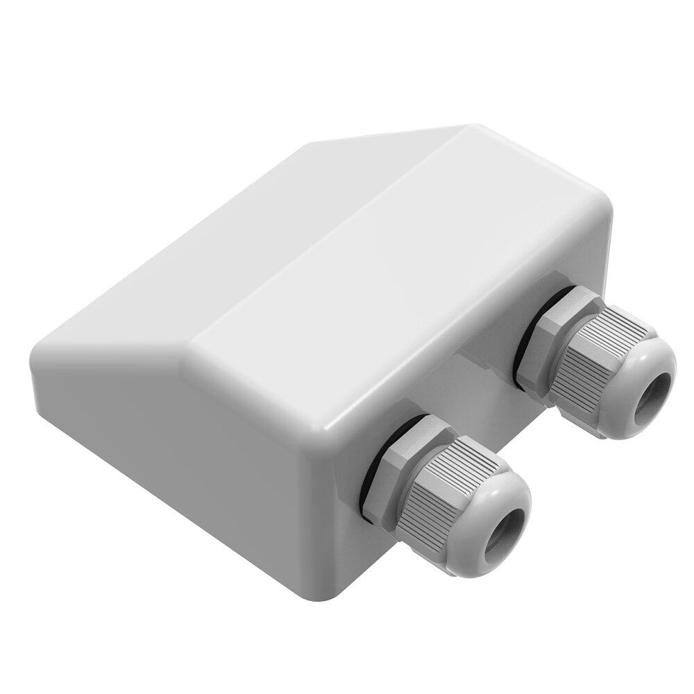 Double Cable Entry Gland Waterproof ABS Gland Box for Cable Types 4mm to 12mm, Solar Panel Motorhome RV Camper Van Caravan: WHITE