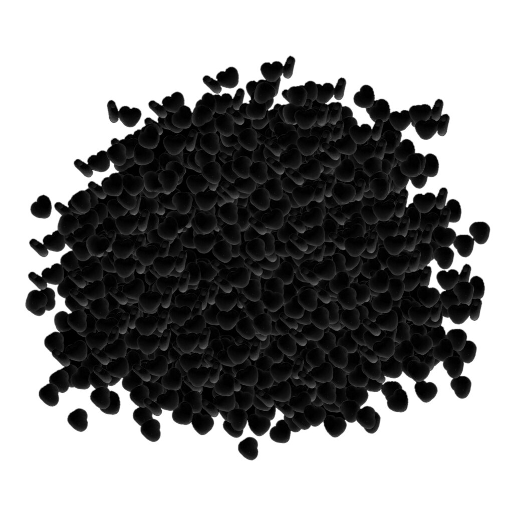 1000 Pieces Lock Ends Toggle Silicone Cord Stopper Rubber Adjuster For Making Face Mask: Black 11mm
