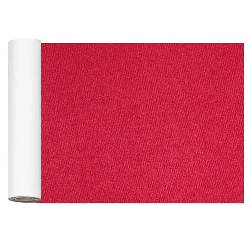 Fluwelen zelfklevende alcantara folie rol voor auto-interieur aanpassing, bankreparatie, sieradendoos decoratie, suède sticker 50 x 140cm: Rood