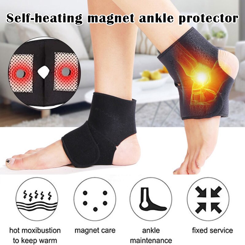 Self-heating Ankle Support Far Infrared Magnets Self-Warming Ankle Brace SDFA88: Default Title